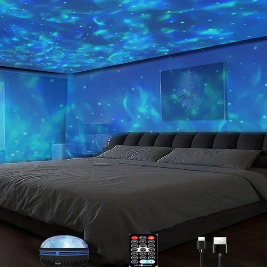Waveled™ Water Ocean Projector For Bedroom Night Light