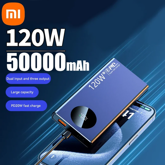 Xiaomi™ 120W  50000mAh High Capacity Power Bank Fast Charger