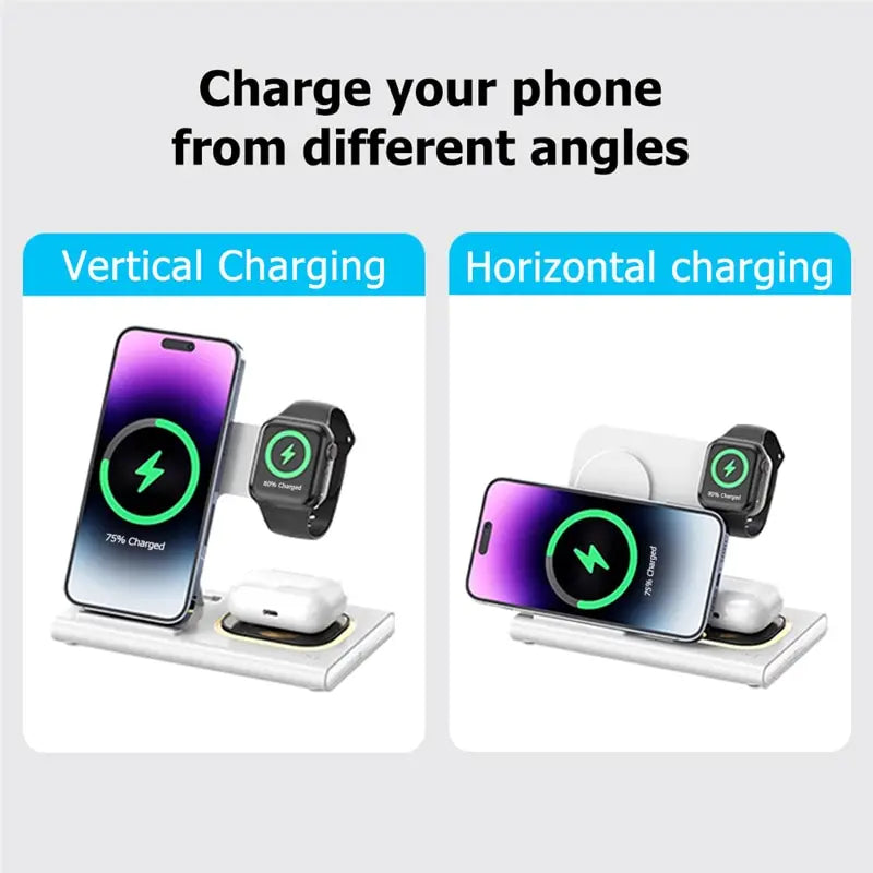 Smartcharge™ 3 in 1 Wireless Fast Charger Stand