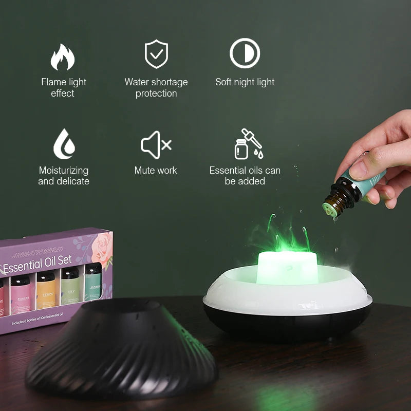 Kinscoter™ Volcanic Aroma Diffuser Essential Oil Lamp
