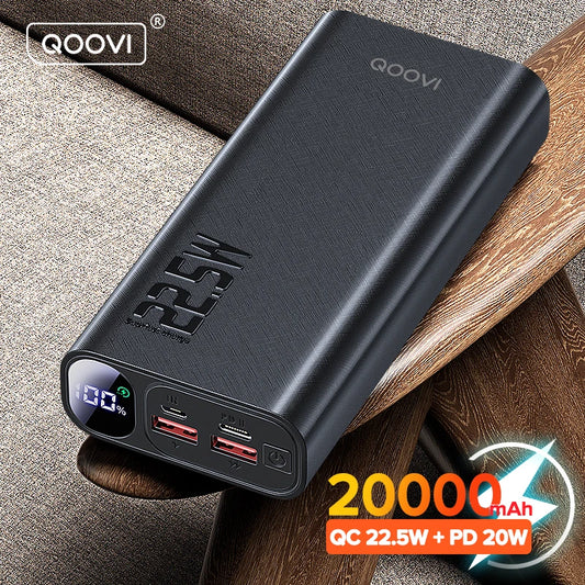 QOOVI™ Power Bank 20000mAh Portable 20W Fast Charging