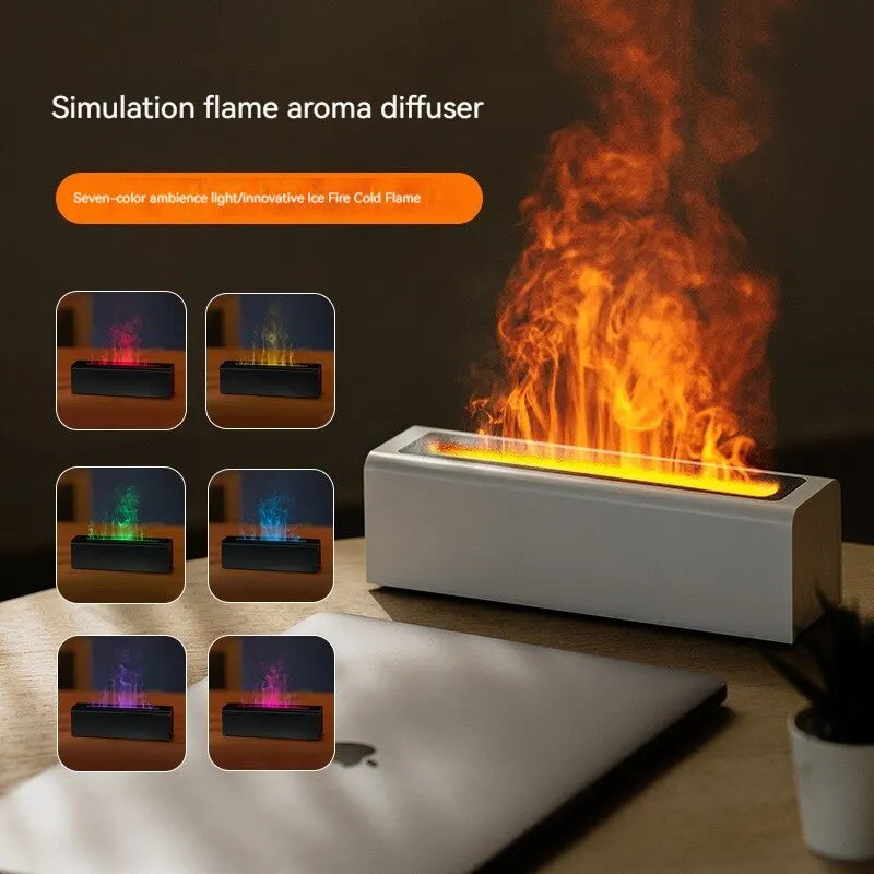 PureAroma™ Colorful Simulation Flame Diffuser