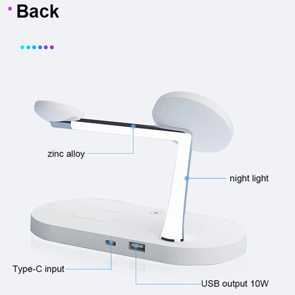 Elmachina™ 3 in 1 Wireless Fast Charger Magnetic Pad For iPhone