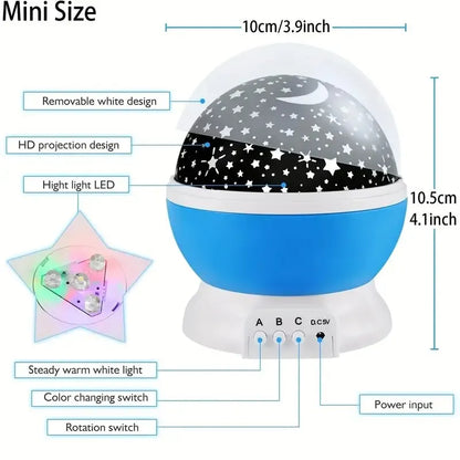 Magicball™ Galaxy Starry Sky Rotating Night Light